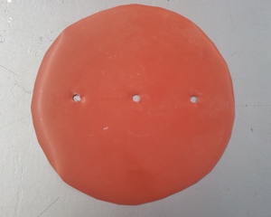 Sheet rubber closer butterfly